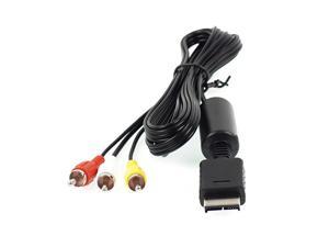 OIAGLH 4lot PS1 PS2 PS3 RCA TV AV Audio Video Cable Lead Cord for Play station Hot PS2