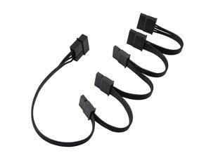 4-pin IDE to 15-pin SATA splitter power cable, Gelrhonr LP4 to 5x15-pin SATA power conversion cable extension Y-cable suitable for hard drives 4-pin IDE to 15-pin SATA splitter power cable, Gelrhonr LP4 to 5x15-pin SATA power conversion cable extension Y-cable suitable for hard drives