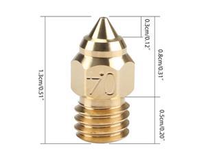 N84B Brass Nozzle 3D Printer Accessories for Creality Ender 3 5 6 / CR-10 CR-6 SE 1.75mm Filament 1pc
