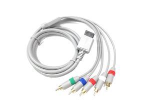 Component Audio Video Cable Compatible with Wii Replacement 5 RCA Video Stereo Audio AV Cable to HDTV EDTV  6 Feet