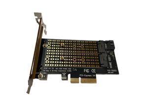 N84B PCIE to M2 Adapter Add Card SATA M.2 NVMe SSD to PCIE X4 Adapter Express 3.0 X4 M Key B Key M2 to SATA PCI-E Card