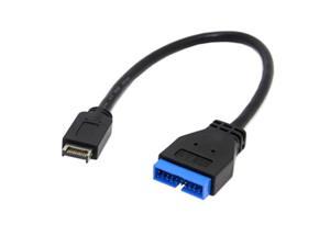 USB 3.1 Type-C Mini 20 Pin Front Panel Header To USB 3.0 Standard 19/20Pin Header Extension Cable 20Cm For Asus-Motherbo
