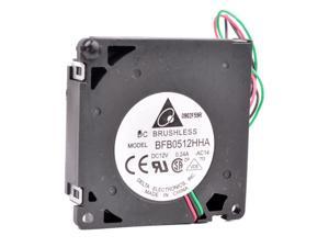 BFB0512HHA 5cm 50mm fan 50x50x10mm DC12V 0.24A 3 lines ball bearing large air volume turbo blower cooling fan