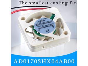 AD01703HX04AB00 1.7cm 17mm small fan 17x17x4mm DC3.3V 0.10A 15000rpm Micro cooling fan for projector mobile phone and drone