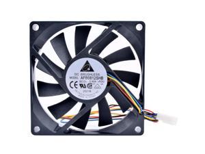 AFB0812SHB  8cm 8015 80x80x15mm 80mm fan 12V 0.40A 4 lines pwm ultra-thin chassis CPU large air volume cooling fan