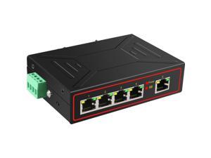 5 Port RJ45 Industrial Fast Ethernet Switch Megabit 10/100Mbps Full duplex/Half Duplex lan switch