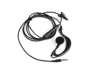 3.5mm Single In-Ear Only Mono Earphone Earbud Headphone w/ Mic For Phone for Samsung