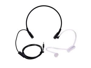 1pin 3.5mm Throat Mic Microphone Covert Acoustic Tube Earpiece Headset For Samsung/HTC/LG/Blackberry/MOTORO Smart Phone Ear