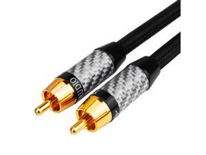 YYTCG Rca to 3.5mm Audio Coaxial Cable 75ohm Subwoofer Cable Coaxial TV Amplifier 5.1 Audio SPDIF Cable 1M