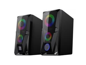 Computer Speaker Computer K7 Speaker 7 Colors LED EffectHD Sound Luminous RGB Desktop Computer Audio