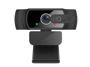 HD 1080P Webcam Desktop Laptop Computer Webcam With USB & Built In Noise Reduction Microphone 360 Degree Rotation