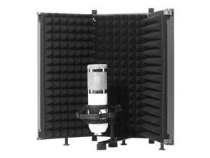 Acoustic Folding 5 Panel Microphone Isolation Shield Recording Sound Absorber Foam Panel Use for Recording Studio
