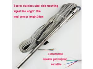 4 cores stainless steel solar energy water heater temperature water level sensor 30cm water heater tank tube probe CGQ17