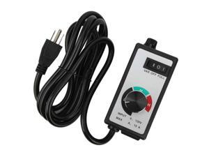 Fan Speed Controller Variable Adjustable Speed Control Regulator Electronic Motor Governor 120V 1500W 15A US Plug 2 Meter Cord