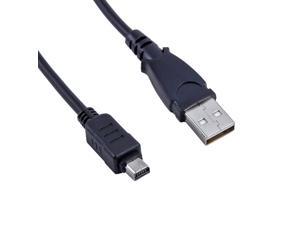 For Olympus 12PIN USB DC Charger+Data SYNC Cable Cord Stylus TG-830 iHS Camera
