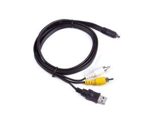 2in1 USB Data SYNC+AV A/V TV Cable For Nikon Coolpix Camera AW100 s AW110 s L830