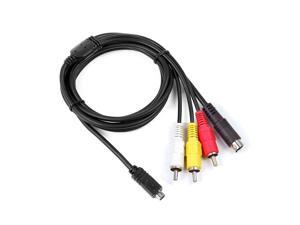 AV A/V Audio Video TV-Out Cable/Cord/Lead For Sony Camcorder Handycam DCR-HC52/e