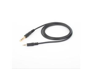 3.5mm 1/8" Male Stereo to 6.35mm 1/4" Male TRS Stereo Audio Cable Gold Plated for iPod, iPhone,Laptop,Home Theater, Amplifiers