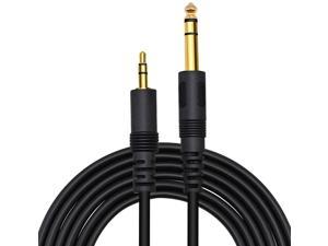3.5mm to 6.35mm Audio Cable 5ft,Gold Plated 3.5mm 1/8" Male to 6.35mm 1/4" Male TRS Stereo Audio Cable, for iPod, Laptop