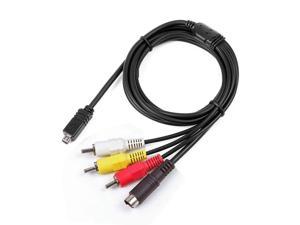 6 feet C51 C61-K C31 C41-W RCA Composite 10 Pin Audio and Video DIN Cable NOT S-Video Cable C41 Compatible with DIRECTV AT&T: H25 C61 