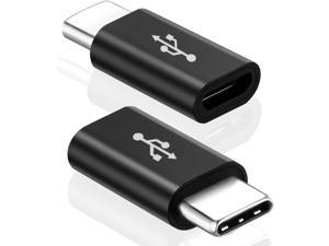 2PACK USB Type C AdapterUSB C to Micro USB Adapter Connector Male to Female Compatible for Samsung Galaxy S8 Plus Note 8