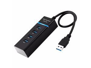 4 Port USB 3.0 Hub High Super Speed Spliter Data Cable Adapter for Laptop PC
