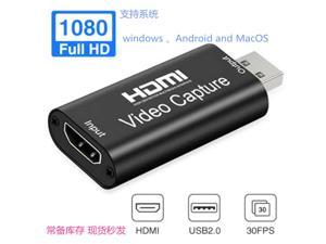 4K Video Capture Card HDMI-compatible  USB 2.0 1080P Live Video Streaming Game Recorder