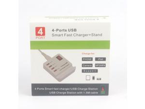 4-Port Devices USB Fast Charging Dock Station 2.1A Smart Charger Stand usb chanrger