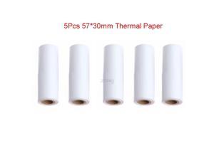 5PCS/Lot  57x30mm Thermal Receipt Paper Roll for Mobile POS 58mm Thermal Printer Au13 19 Droship