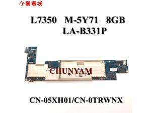 AZU70 LA-B331P For Latitude 13 7350 Laptop Motherboard M-5Y71 8GB CN-05XH01 TRWNX 5XH01 Mainboard 100% Tested
