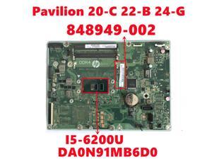 848949002 848949502 848949602 For HP Pavilion 20C 22B 24G 24G227C AIO Motherboard DA0N91MB6D0 With I56200U Fully Tested