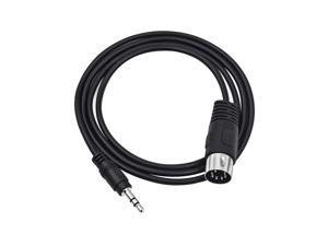 7pin DIN Cable,7-Pin Din Male to 3.5mm(1/8in) Stereo Male Professional Premium Audio Cable for Bang & Olufsen, Naim, Quad Stereo