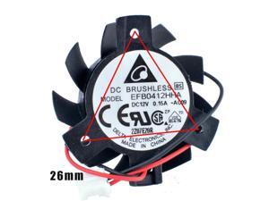 DELTA EFB0412HHA 12V 0.15A VGA COOLER Diameter of 35 mm  Pitch 26 mm