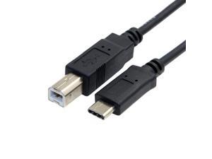 1m USB C to USB B 2.0 Printer Cable Printer Scanner Cord for Epson MacBook Pro  HP Canon Brother Printer Decoder KVM switcher