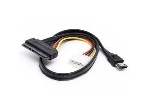 50cm Power ESATA Combo to SATA 22pin with IDE 4pin 5V 12V Power for 3.5 2.5 inch Hard Disk