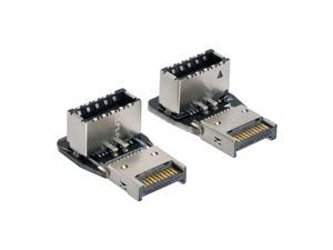 USB 3.1 Front Panel Header Type-E Male to Female Motherboard Extension Data Adapter one pair