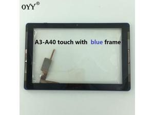 touch Screen Digitizer Glass Panel with blue frame Replacement Parts 101 For Acer Iconia Tab 10 A3A40 Tablet PC ModelA6002
