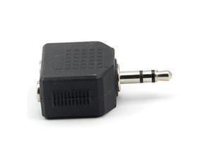 3.5MM Stereo Male Jacks To Dual 3.5MM Stereo Female Y Splitter M/F Audio Adapter Converter Headset