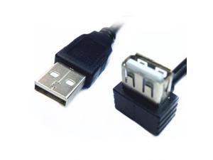 USB 2.0 Type A Male to Up Right Angled 90 Degree USB Female Extension Cable 20cm U2-324-0.2M