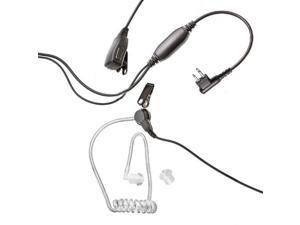 Headset 2 PIN for Motorola Radio Covert Mic Acoustic Tube Earpiece Earphones Professional