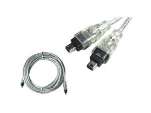 IEEE 1394 Firewire 400 to Firewire 400 Cable, 4 Pin/4 Pin Male / Male 6 FT