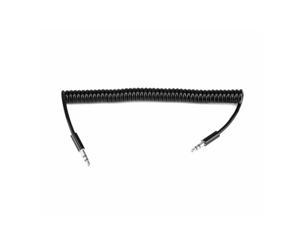 3.5mm Male to Male M/M Jack Audio Stereo Aux Spring Cable 3M