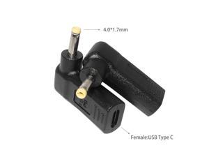 USB Type C Power Adapter Plug Converter 40 x 17mm Male To USBC Connector Fit for Lenovo ideapad 310 110 100 Charger