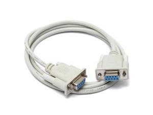 1.5M Serial RS232 9 Pin Female To Female DB9 9-Pin PC Converter Extension Cable