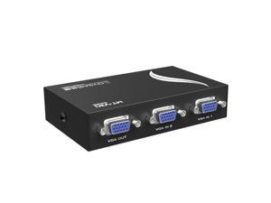 VGA Switch  2 input Port 1 output D-sub switcher PC Selector monitor share MT-VIKI Maituo 15-2CF