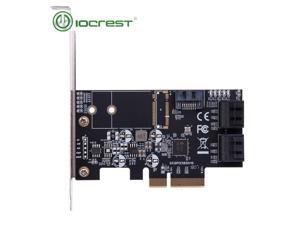 IOCREST SATA III 6g 5 ports controller card PCIe 3.0 x4 expansion card with Low Profile Bracket