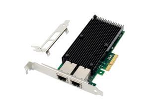 PCIe X4 to Dual 10GbE RJ45 Server NIC Network Card PCIe 10 Gigabit Ethernet server network card X550 chipset 10G LAN 10000M