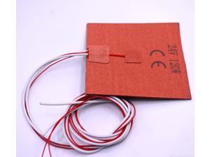 Tiny-T 3D printer DIY 24V 120W silicone Heater with 3M Backing  120mm silicone heat pad