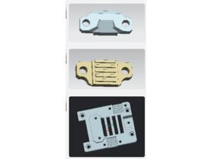 V-Core 3.0 3D printer 1pcs  EVA 2 All metal MGN linear rail based X carriage universal face plate with 2x belt grabbers