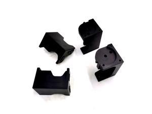 4pcs  Trident 3D printer metal aluminum foot corners A/B black color